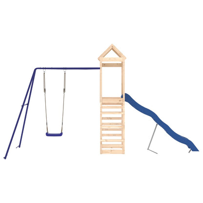 Outdoor Playset Natural Pine, Blue