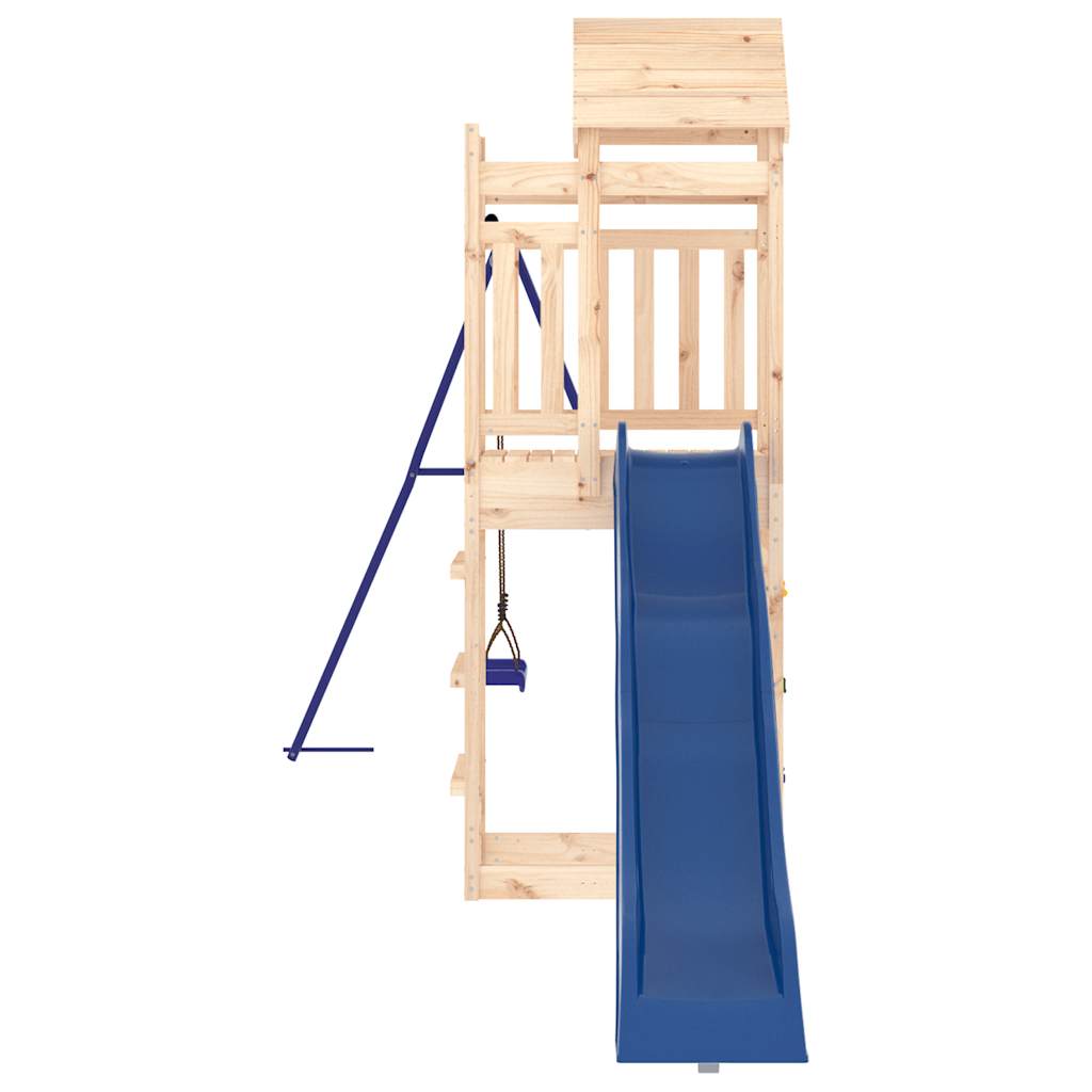 Outdoor Playset Natural Pine, Blue