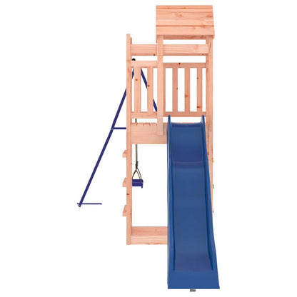 Outdoor Playset Brown Solid Douglas Fir wood Large Seats Many