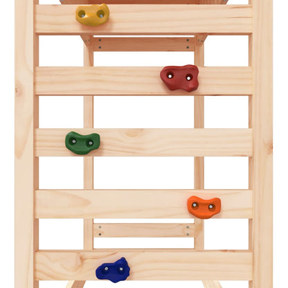 Outdoor Playset Natural Wood Solid Pine Wood Large Seats Many