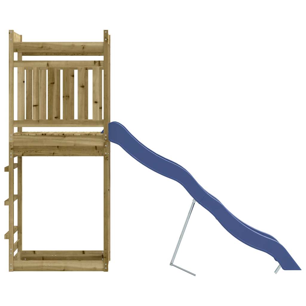 Outdoor Playset Natural Vacuum pressure treated pinewood Large