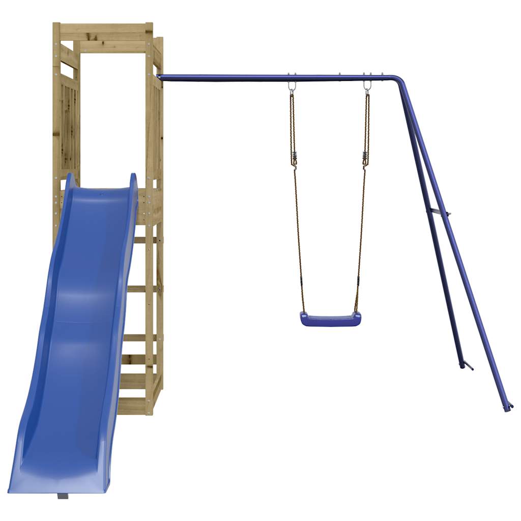 Outdoor Playset Pine Wood, Blue