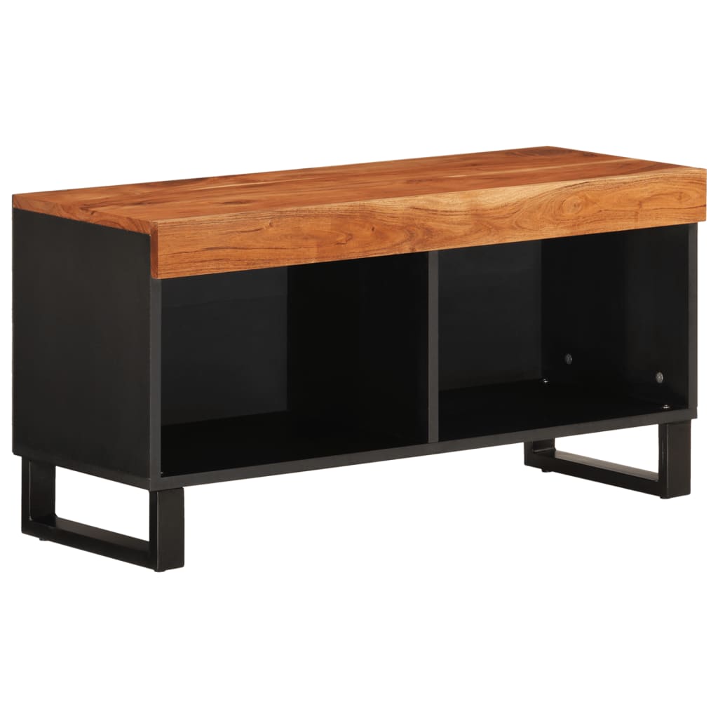 TV Cabinet Natural Wood Solid Acacia Wood Medium TV Cabinet