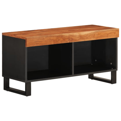 TV Cabinet Natural Wood Solid Acacia Wood Medium TV Cabinet