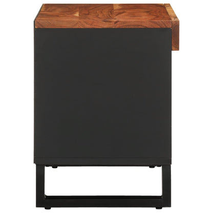 TV Cabinet Natural Wood Solid Acacia Wood Medium TV Cabinet
