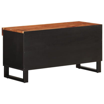 TV Cabinet Natural Wood Solid Acacia Wood Medium TV Cabinet