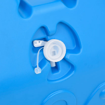 Wheeled Water Tank for Camping 6.6 gal Blue