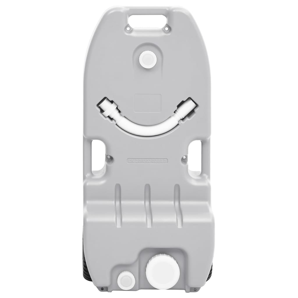 Wheeled Water Tank for Camping 6.6 gal Gray