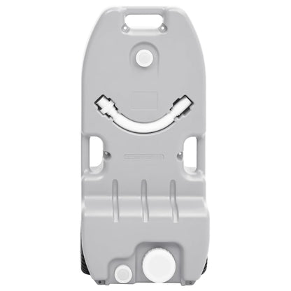 Wheeled Water Tank for Camping 6.6 gal Gray