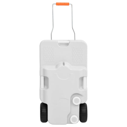 Wheeled Water Tank for Camping 7.9 gal Gray