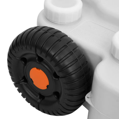 Wheeled Water Tank for Camping 7.9 gal Gray