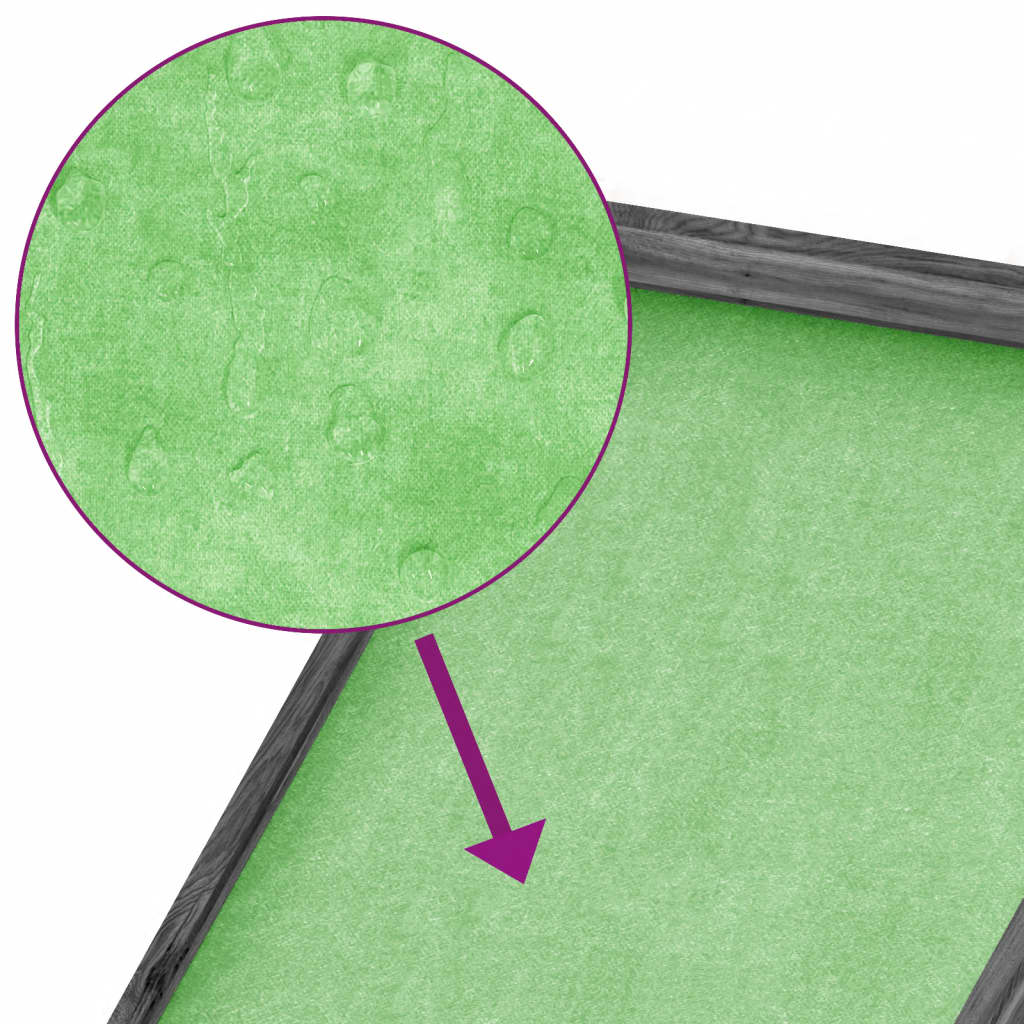 Rabbit Hutch Grey, White, Green Solid Pine Wood, Plywood