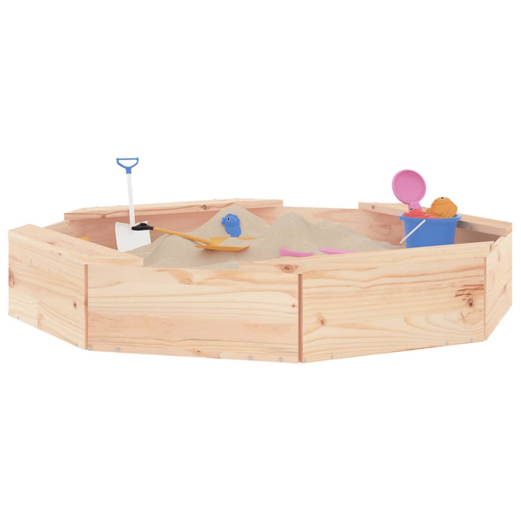 Sandbox Natural wood Solid pine wood Medium Durable Sandpit