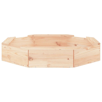 Sandbox Natural wood Solid pine wood Medium Durable Sandpit