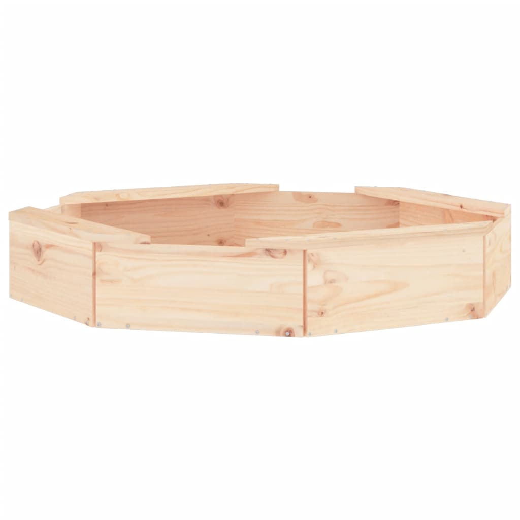 Sandbox Natural wood Solid pine wood Medium Durable Sandpit