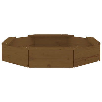 Sandbox Honey brown Solid pine wood Medium Durable Sandbox
