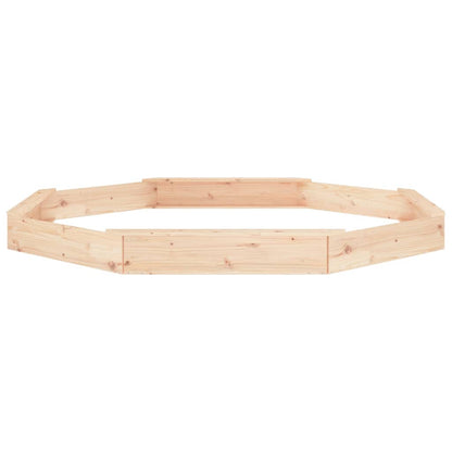 Sandbox Natural Pine Solid pine wood 91.3 in x 91.3 in x 7.9 in