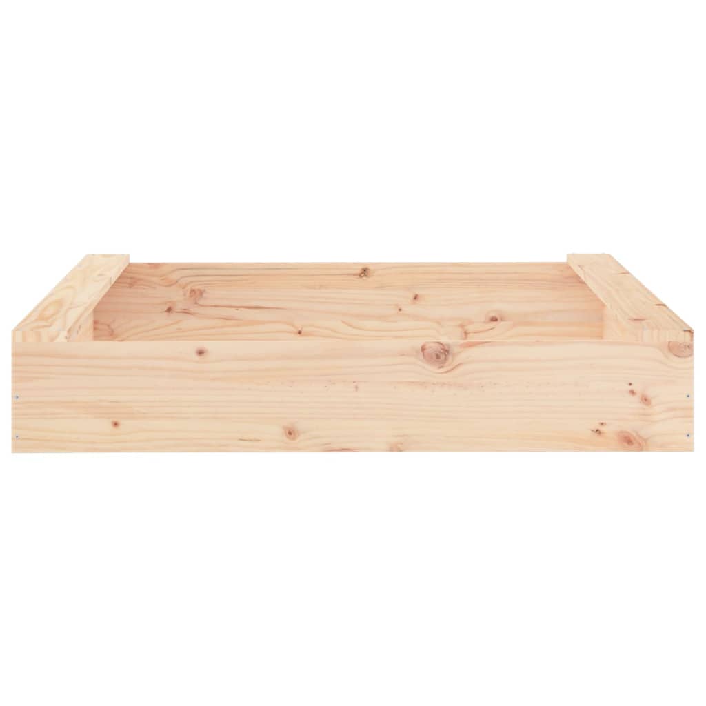 Sandbox Natural wood Solid pine wood 43.7 in x 43.7 in