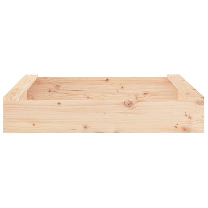 Sandbox Natural wood Solid pine wood 43.7 in x 43.7 in