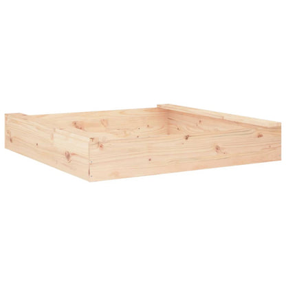 Sandbox Natural wood Solid pine wood 43.7 in x 43.7 in