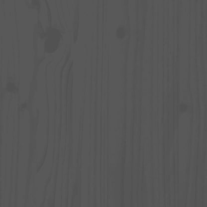 Sandbox Gray Solid Pine Wood Medium Durable Sandbox Square