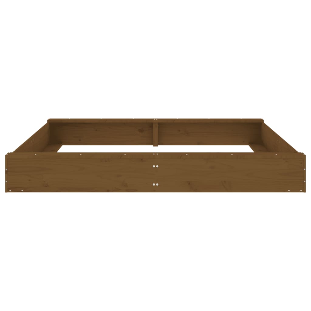 Sandbox Honey Brown Solid Pine Wood Large Breathable Design