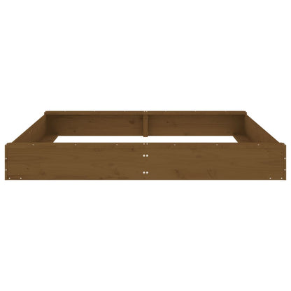 Sandbox Honey Brown Solid Pine Wood Large Breathable Design