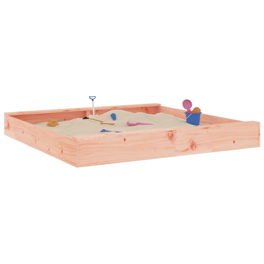 Sandbox Natural wood Solid Douglas wood 63.0 x 63.0 x 7.9 in