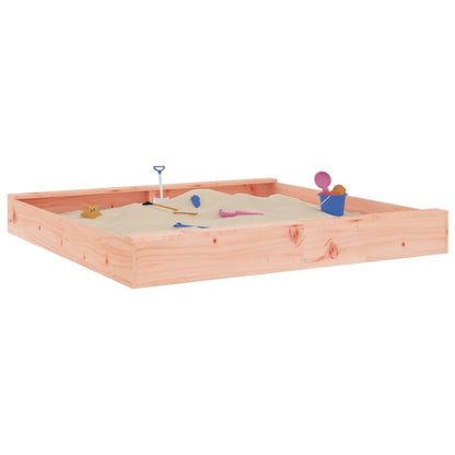 Sandbox Natural wood Solid Douglas wood 63.0 x 63.0 x 7.9 in