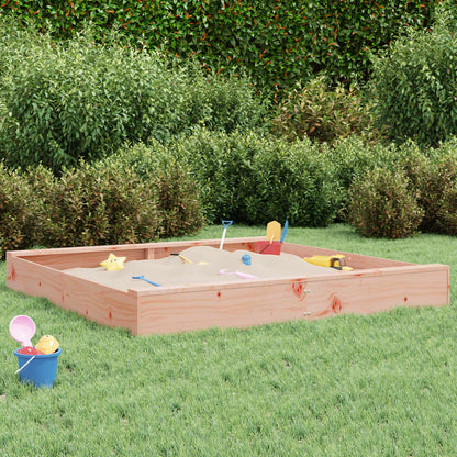 Sandbox Natural wood Solid Douglas wood 63.0 x 63.0 x 7.9 in