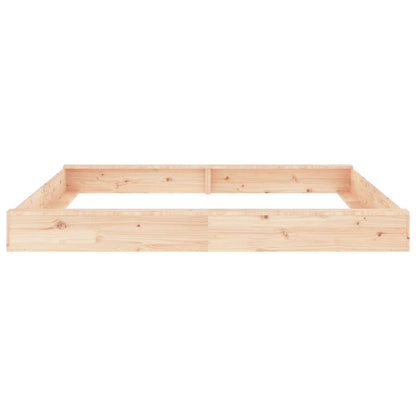 Sandbox Natural Pine Solid Pine Wood Large Durable Sandpit