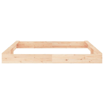 Sandbox Natural Pine Solid Pine Wood Large Durable Sandpit