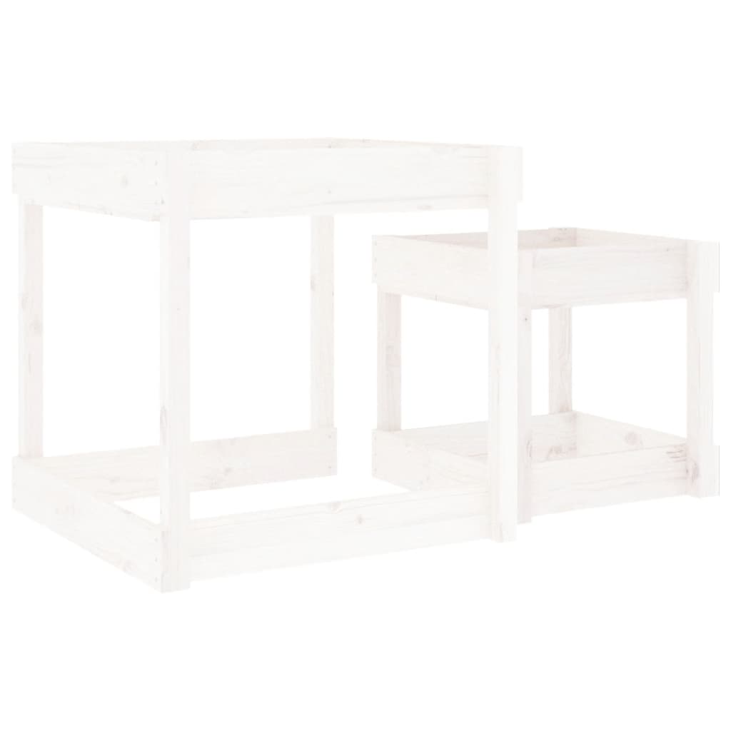Sand Table White Solid pinewood Small to Medium Collapsible