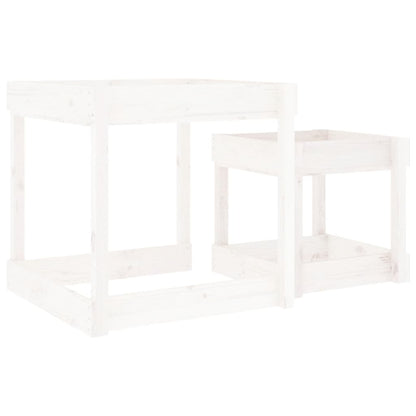 Sand Table White Solid pinewood Small to Medium Collapsible