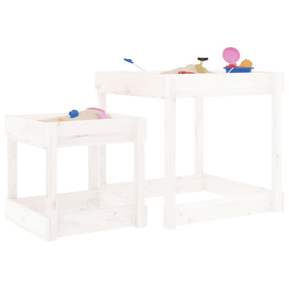 Sand Table White Solid pinewood Small to Medium Collapsible
