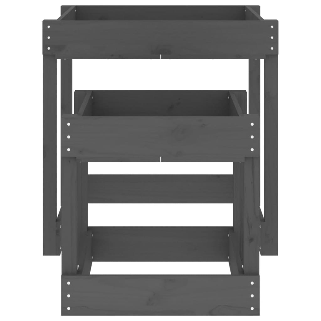 Sand Table Grey Solid pine wood Two sizes: 27.6 in and 19.7 in