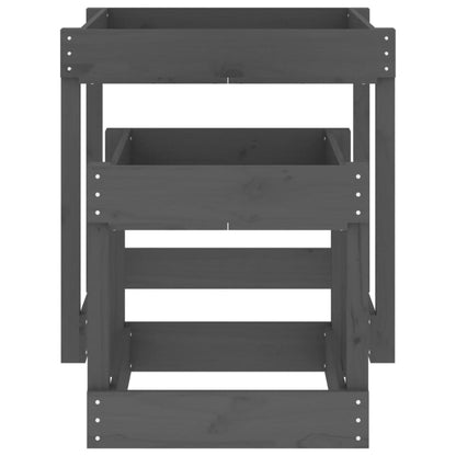 Sand Table Grey Solid pine wood Two sizes: 27.6 in and 19.7 in