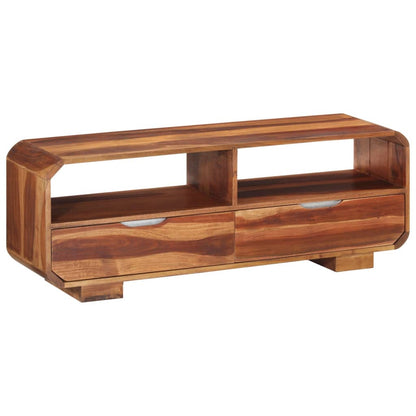 TV Cabinet Honey-colored Solid acacia wood Medium TV Cabinet