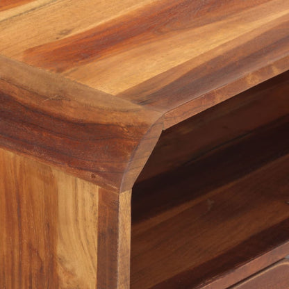 TV Cabinet Honey-colored Solid acacia wood Medium TV Cabinet