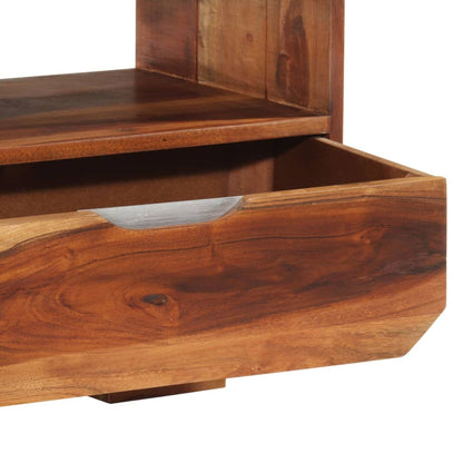 TV Cabinet Honey-colored Solid acacia wood Medium TV Cabinet