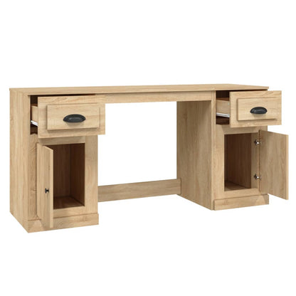 Desk With Cabinet Sonoma Oak Engineered wood Standard