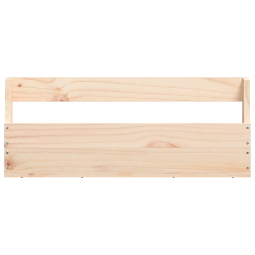 Wall-mounted Shoe Rack Set of 2 Natural Pine