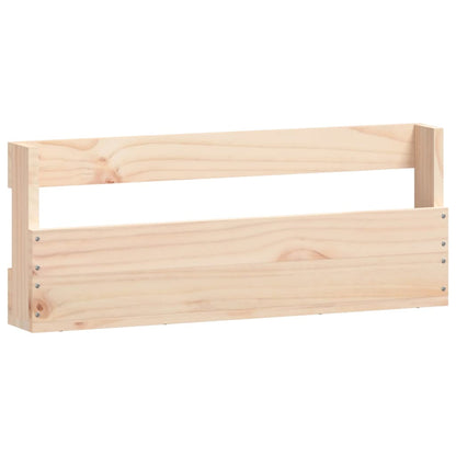 Wall-mounted Shoe Rack Set of 2 Natural Pine