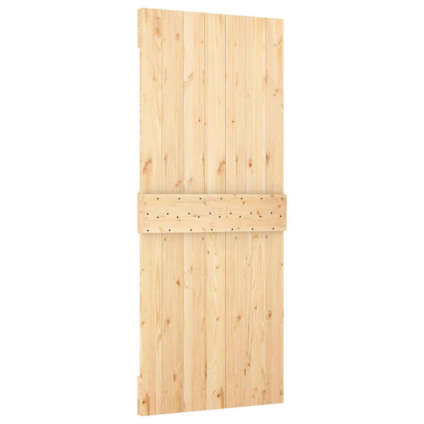 Door NARVIK Natural 33.46 x 82.68 in Solid Pine Wood