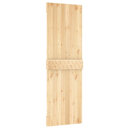 Door NARVIK Natural 27.56 x 82.68 in Solid Pine Wood