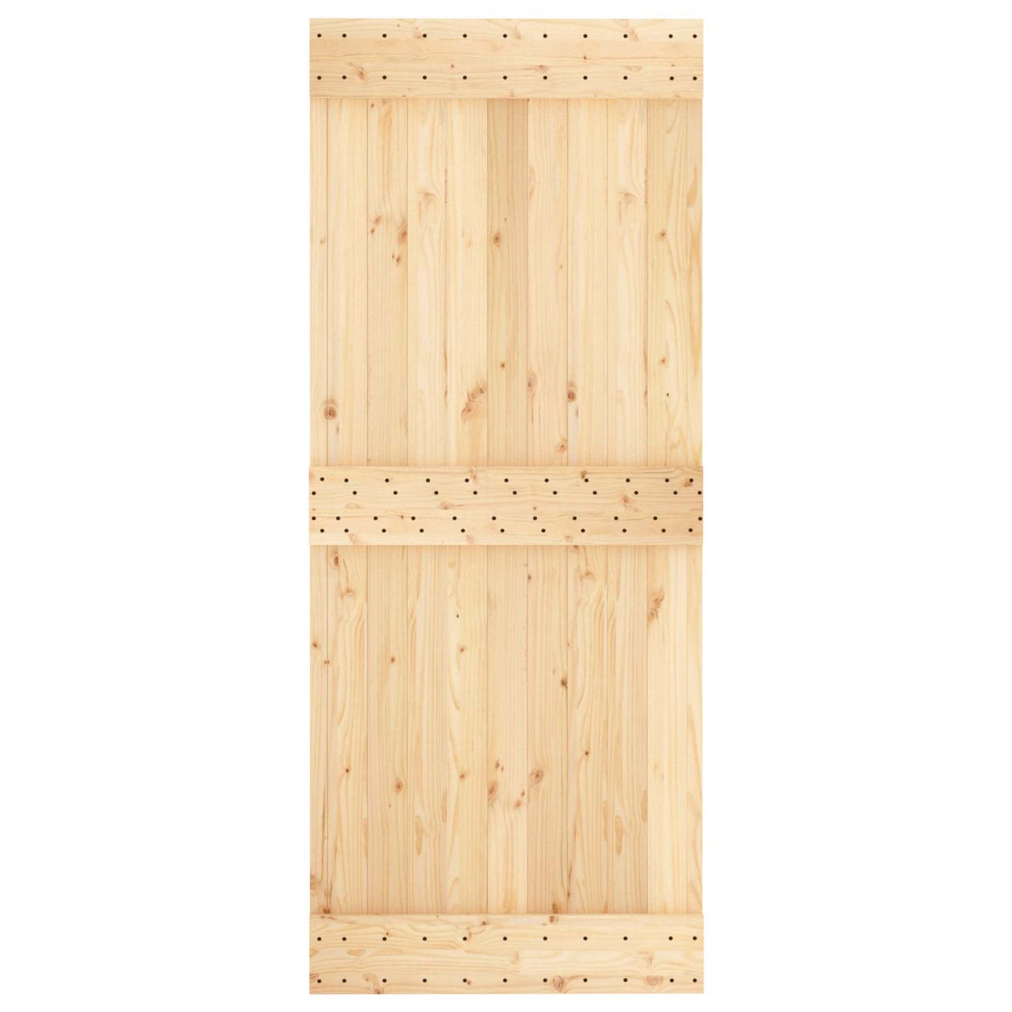 Door NARVIK Natural 33.46 x 82.68 in Solid Pine Wood