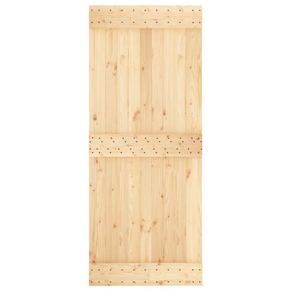 Door NARVIK Natural 33.46 x 82.68 in Solid Pine Wood