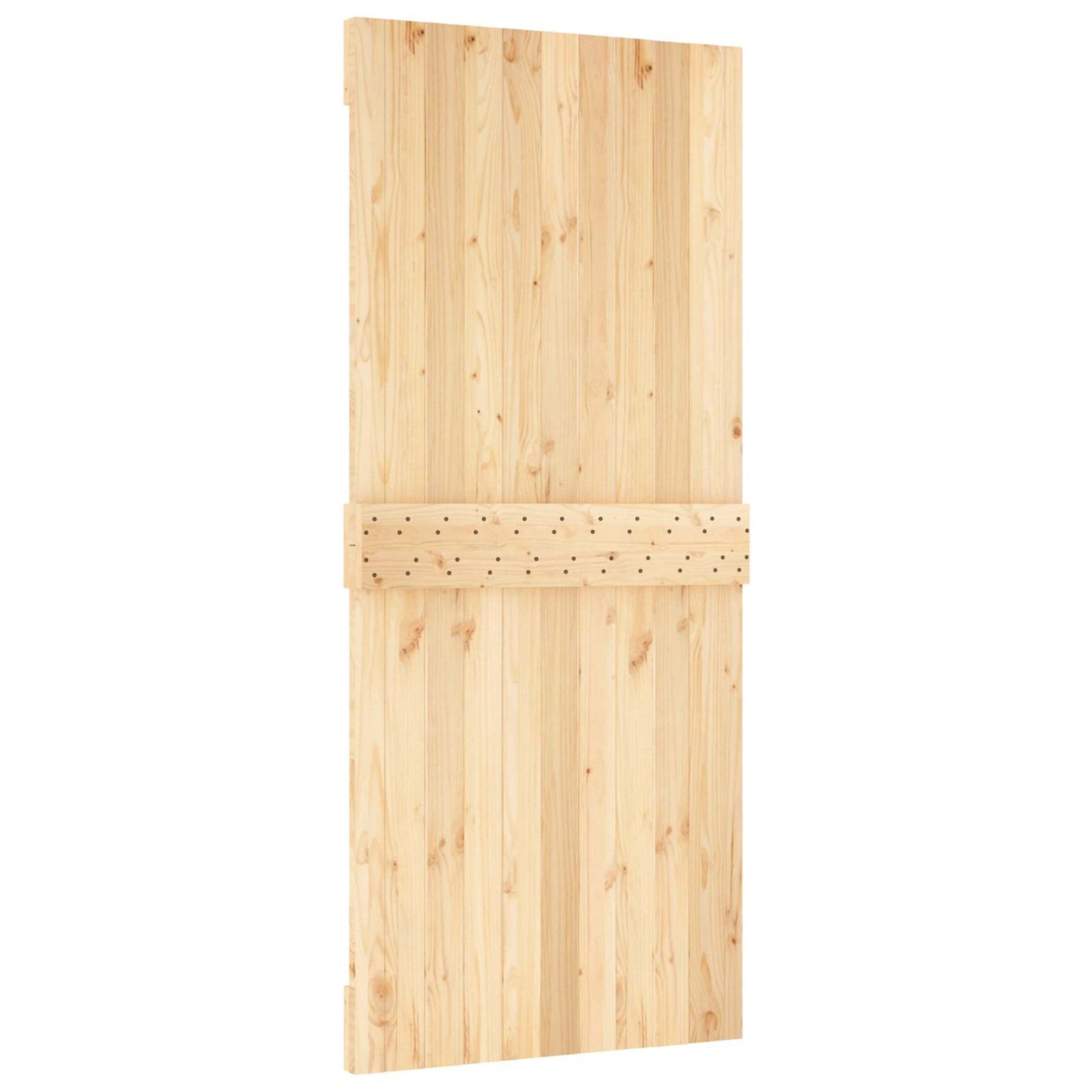 Door NARVIK Natural 35.43 x 82.68 in Solid Pine Wood