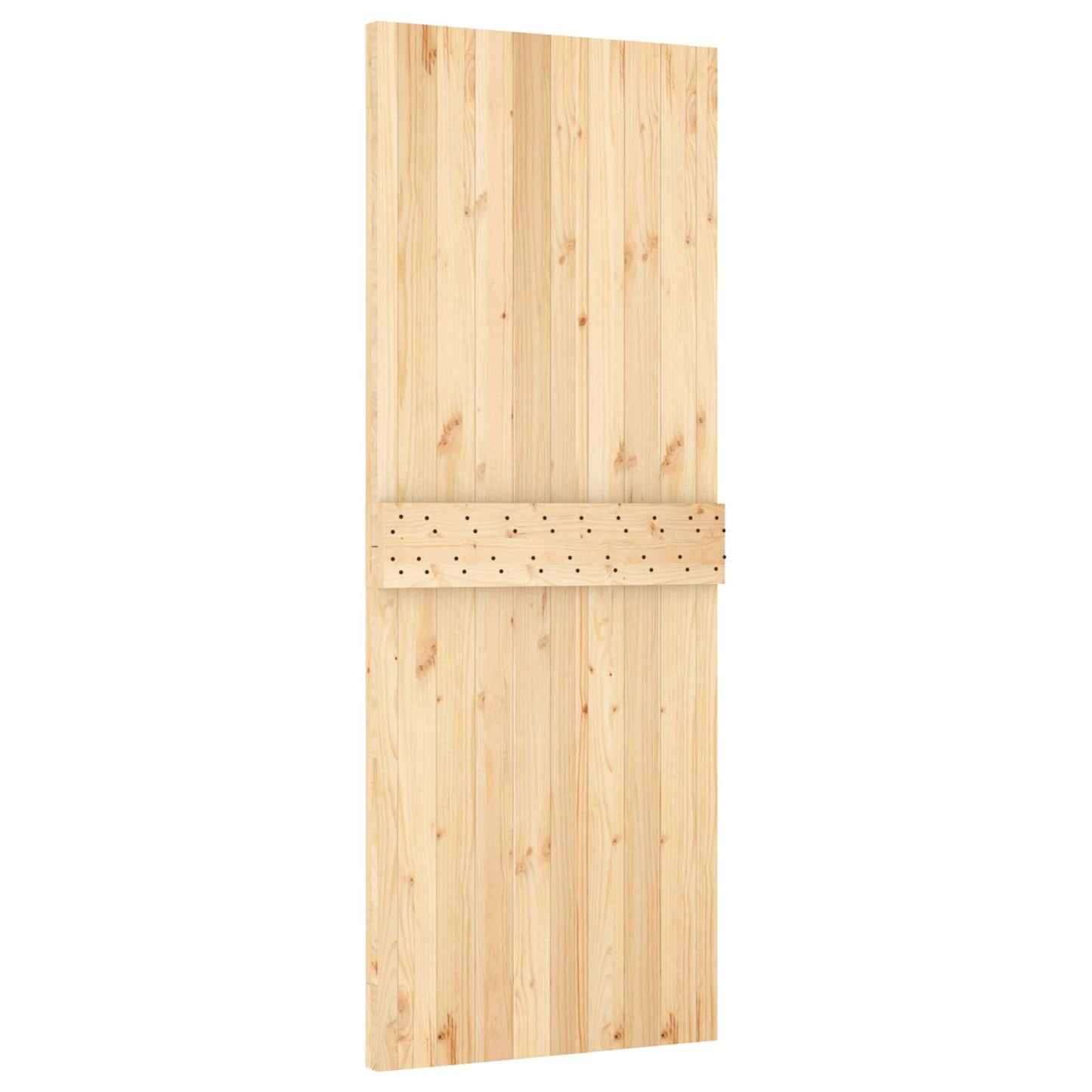 Door NARVIK Natural 31.50 x 82.68 in Solid Pine Wood
