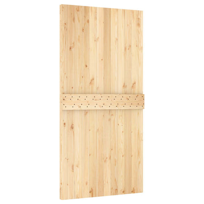 Door NARVIK Natural 39.37 x 82.68 in Solid Pine Wood